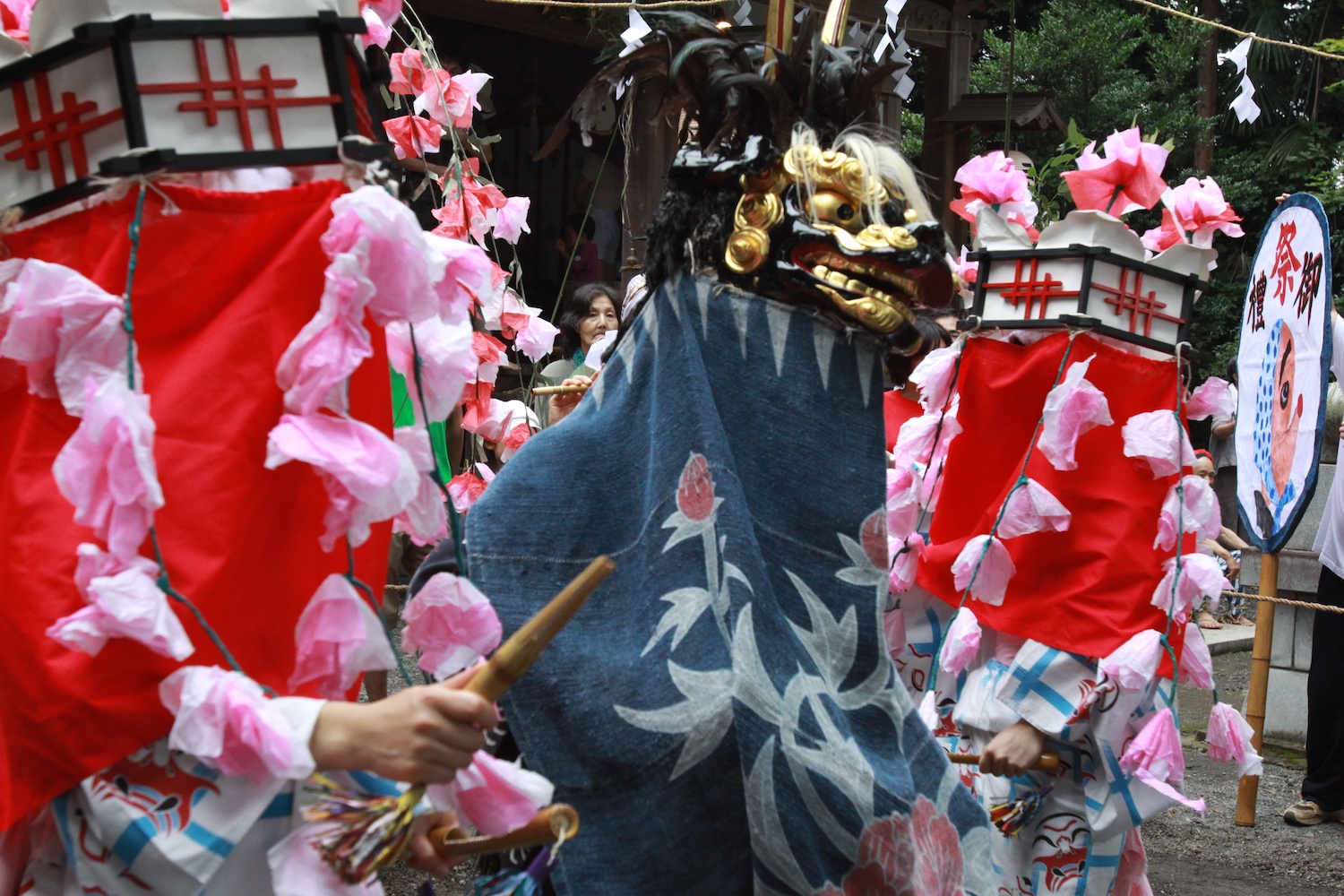 玉の内の風祭獅子舞